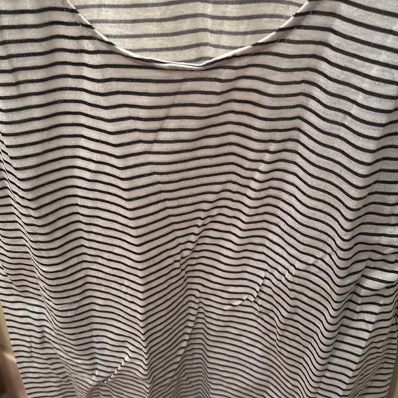 H and M Striped Black and White Women's Tank Top - Picture 4 of 8